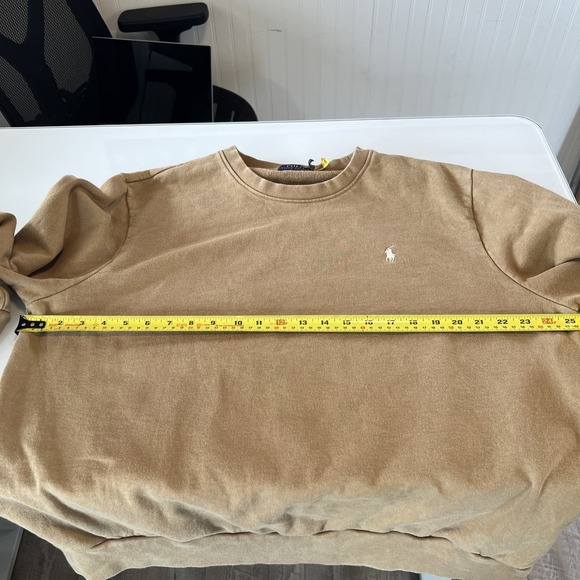 polo ralph lauren sweatshirt crewneck Loop back Fleece Men Size XL TG - Picture 9 of 13